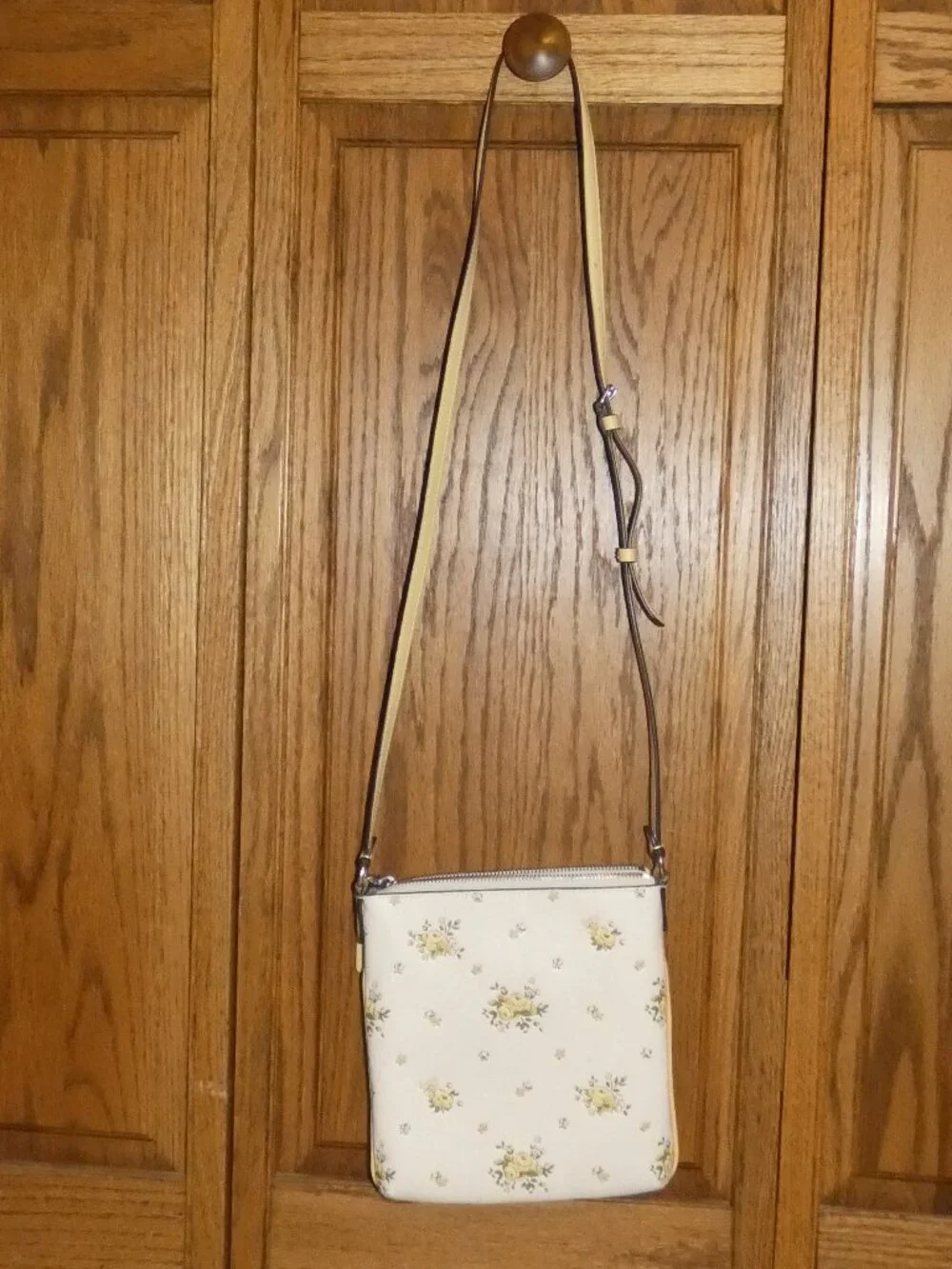 Coach Mini Rowan File Bag with Floral Print